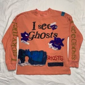 Kanye West KIDS SEE GHOSTS Gengar Long Sleeve T-Shirt